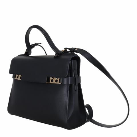 Delvaux Black Tempete MM + B Calf Souple Top Handle ○ Labellov ○ Buy and  Sell Authentic Luxury