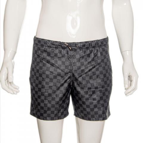 Louis Vuitton Men Swimwear Damier Brown Size M Costume Mens Damier Size M