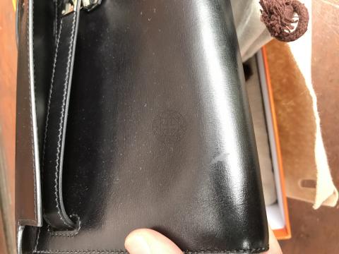 Hermès 2023 Pre-owned Kelly Cut Clutch - Black