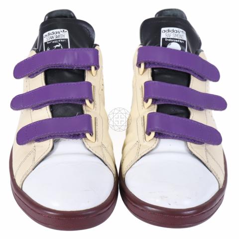 adidas gazelle silver green womens Adidas Raf Simons Mens Stan Smith US9 White Brown Blue Carry Ove Strap  Sneakers – THE-ECHELON main image 0
