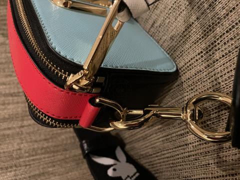 Achat - Marc Jacobs - Rectangular pink and light blue belt bag Hip Shot Marc  Jacobs for women