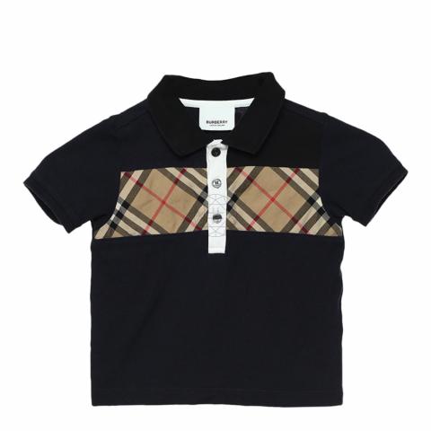 Sell Burberry Nova Check Polo Shirt - Dark Blue 