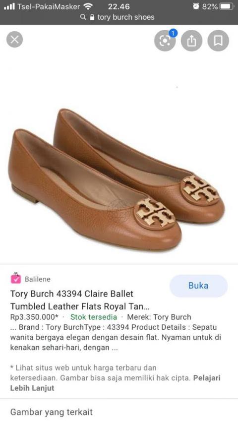 Sell Tory Burch Claire Ballet Flats - Brown 