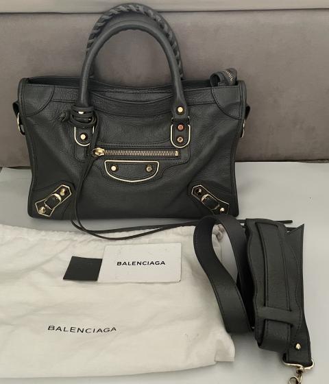 Sell Balenciaga Metallic Edge City Bag Grey