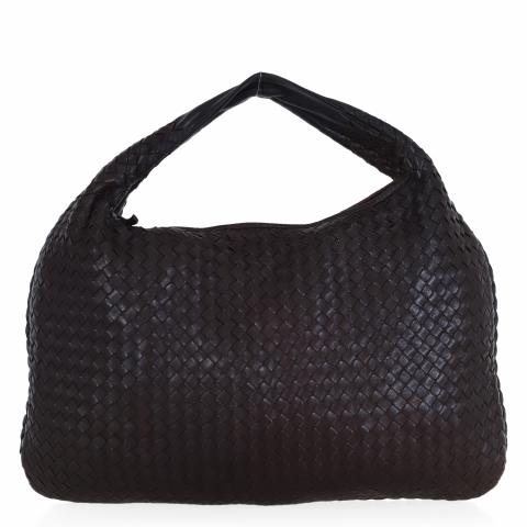 Sell Bottega Veneta Vintage Intrecciato Hobo Bag Dark Brown