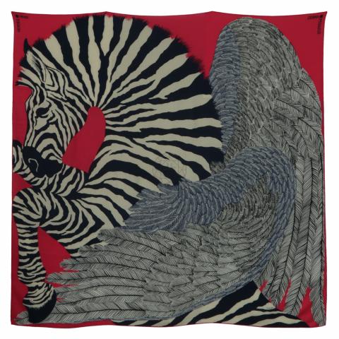 Scarf of the moment: Zebra Pegasus