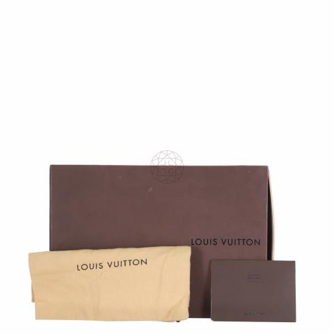 Louis Vuitton Men's 7 US Damier Graphite Nylon Punchy Low Top Sneaker 112lv27