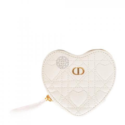 dioramour dior caro heart pouch with chain