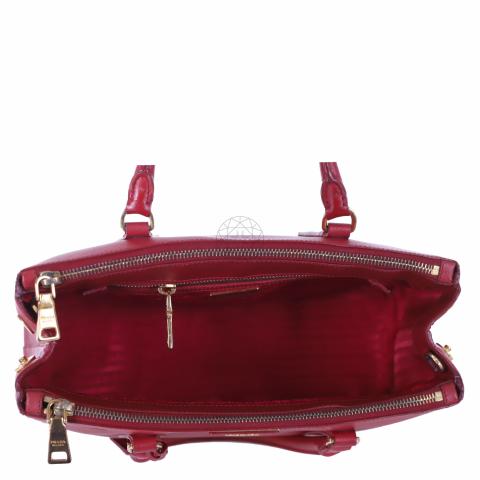 Sell Prada Double Zip Small Tote Bag - Red 