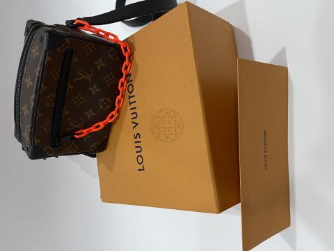Soft trunk mini cloth bag Louis Vuitton Brown in Cloth - 10679478