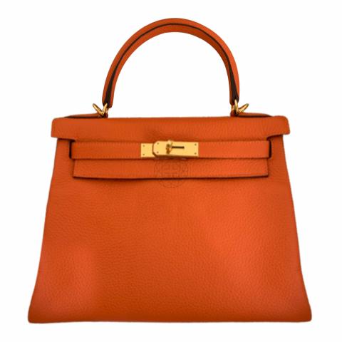 kelly bag orange