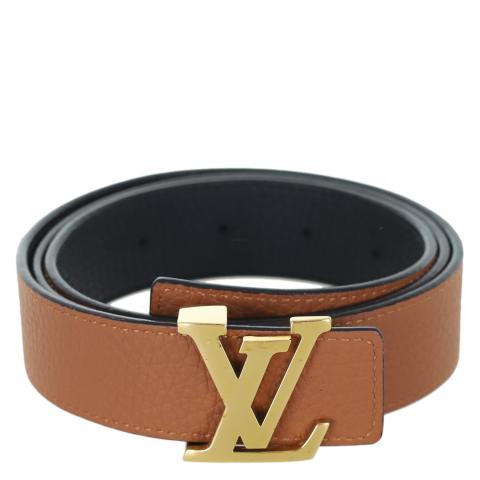 Louis Vuitton 40mm LV Initiales Damier Ebene Pattern Belt Kit  Brown Belts  Accessories  LOU710140  The RealReal