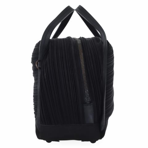 Black Pleated backpack Issey Miyake Pleats Please - IetpShops TW - Pitta  mini bag