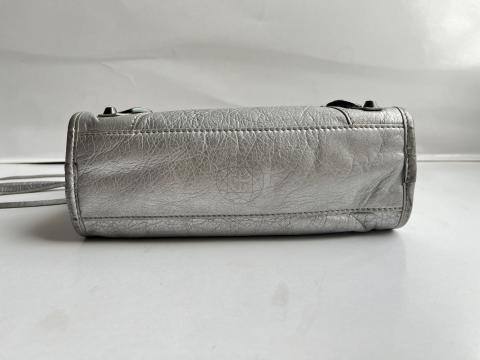 Sell Balenciaga Mini City Bag - Silver | HuntStreet.com