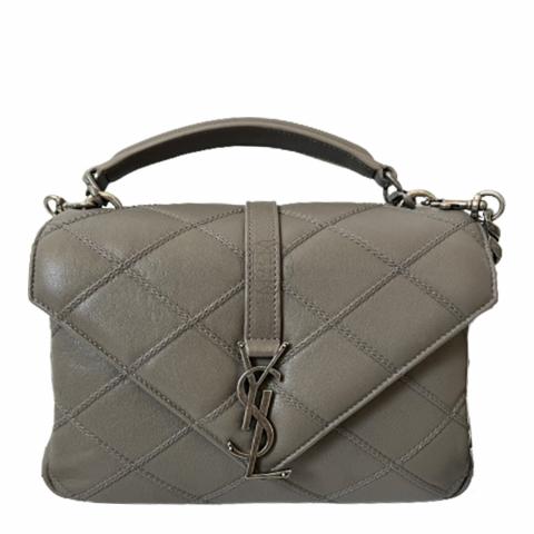 Sell Saint Laurent Small Diamond College Bag - Grey | Huntstreet.Com