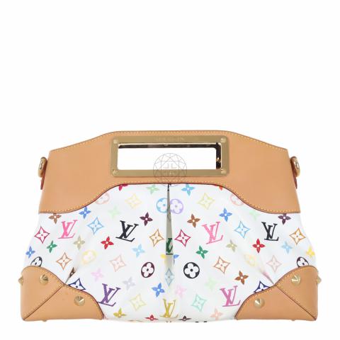 Louis Vuitton Judy GM White Monogram Canvas Multicolor