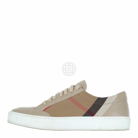 Sell Burberry Nova Check Sneakers - Brown 