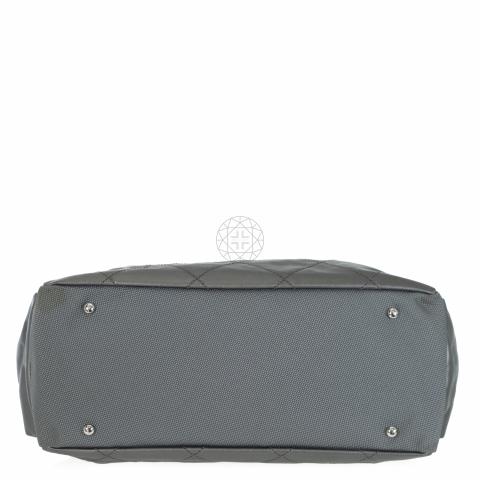 Sell Chanel Paris Biarritz Tote Bag - Dark Grey/Beige