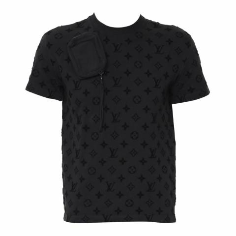 Sell Louis Vuitton Hook-and-Loop Monogram T-Shirt - Dark Grey