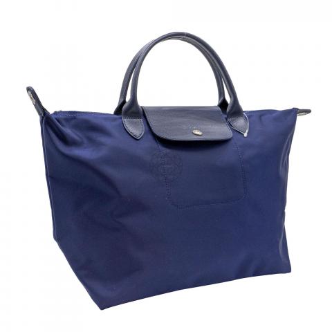 Sell Longchamp Navy Blue Le Pliage Neo Medium Bag Navy Blue