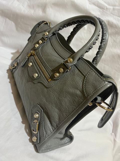 balenciaga gray city bag