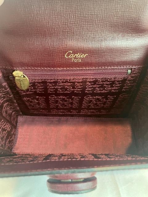 Sell Cartier Vintage Top Handle Bag Maroon HuntStreet