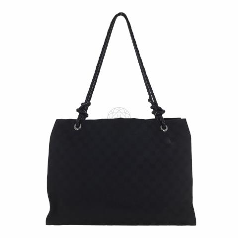 gucci black gg canvas tote