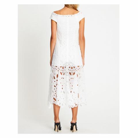 alice mccall baudelaire midi dress knee length dresses for ladies Alice McCall Baudelaire Midi Dress In White