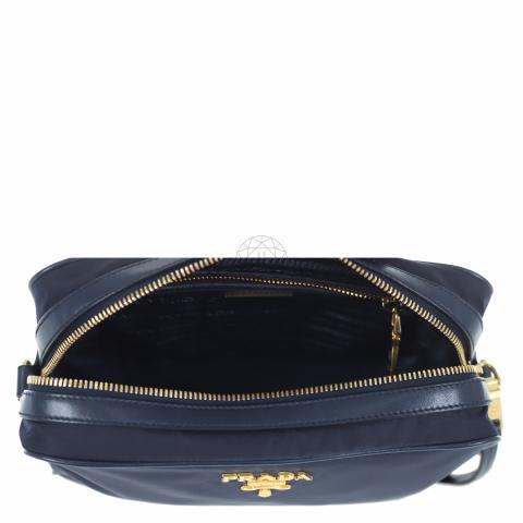 Preloved Prada Navy Blue Nylon Camara Bag 164 021523 – KimmieBBags LLC