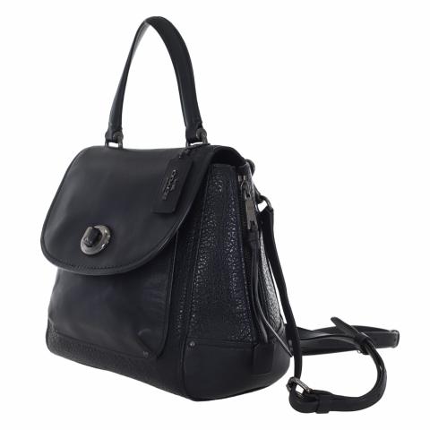 herschel backpack with two main parts Classic Water-resistant lining Colors:Black/Checkerboard Rubber its made from 100% Coach, leather backpack with
