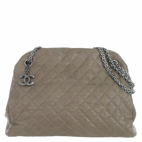 Sell Chanel Large Quilted Just Mademoiselle Bowling Shoulder Bag