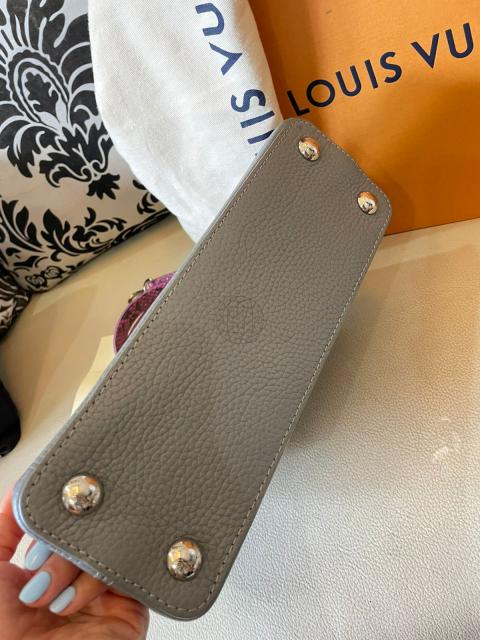Louis Vuitton Python-Trimmed Capucines BB - Neutrals Handle Bags, Handbags  - LOU811550