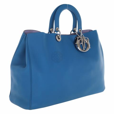 Christian Dior Diorissimo Boston Bag - Blue Handle Bags, Handbags -  CHR330725