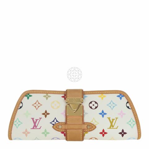 Louis Vuitton Vintage Monogram Multicolore Shirley Bag - White