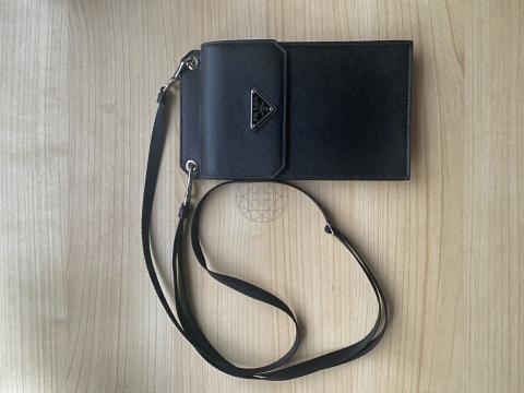 Prada Phone Case Wallet on Chain Saffiano Leather at 1stDibs  prada phone bag  leather, prada phone cover, prada phone chain