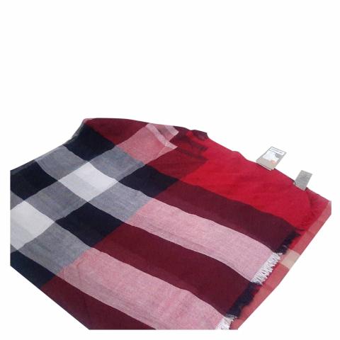 Sell Burberry Sheer Mega Check Shawl - Multicolor 