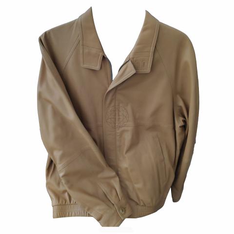 Sell Bruno Magli Leather Jacket Brown HuntStreet