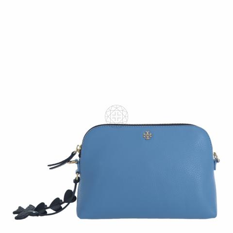 Sell Tory Burch Peace Pebble Crossbody Bag - Blue 