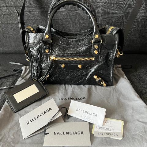 Sell Balenciaga Classic Mini City Bag - Black | HuntStreet.com