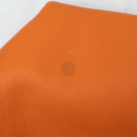 Hermes Double Sens Gold/Orange Shopping Tote Bag. ○ Labellov
