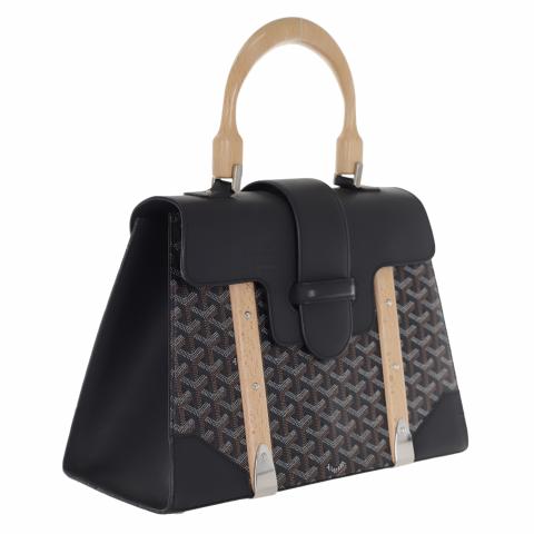 Sell Goyard Saigon MM Tote Bag - Black/Brown