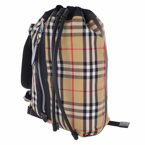 Sell Burberry Nova Check Duffle Bag - Black/Brown 