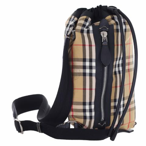 Sell Burberry Nova Check Duffle Bag - Black/Brown 