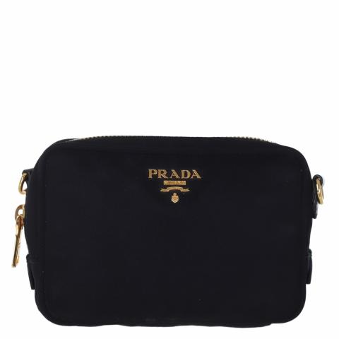 Sell Prada Mini Nylon Crossbody Bag Black