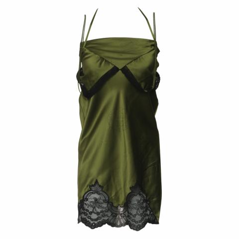 Sell Alexander Wang Lace Trim Slip Dress - Green | HuntStreet.com Sell Alexander Wang Lace Trim Slip Dress - Green | HuntStreet.com