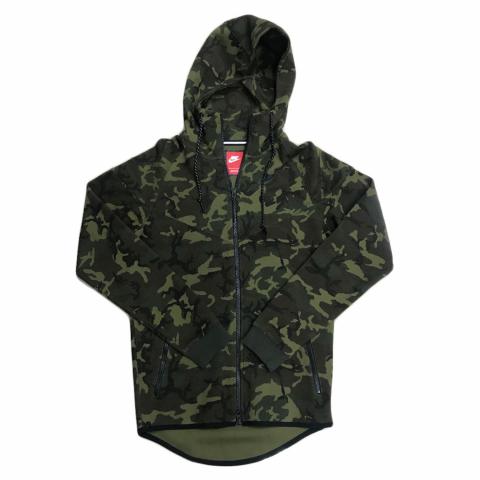 nike army print hoodie
