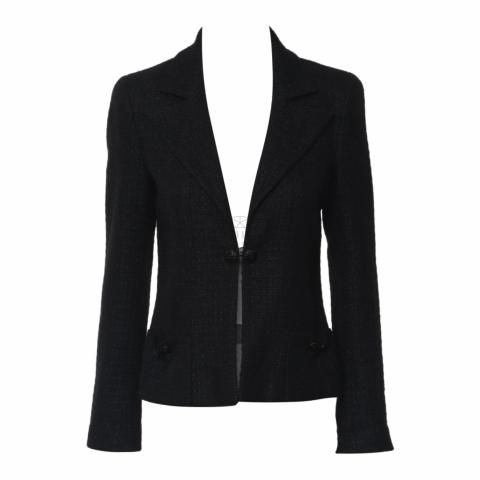 Sell Chanel Boucle Blazer - Black | HuntStreet.com