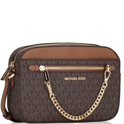 Michael Kors NWT Jet Set Item Large East West Zip Chain Crossbody Bag Blue  - $135 (61% Off Retail) New With Tags - From Adriana