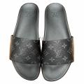 Louis Vuitton 2021 Waterfront Mule Monogram Eclipse Slides w/ Tags - Black  Sandals, Shoes - LOU536564