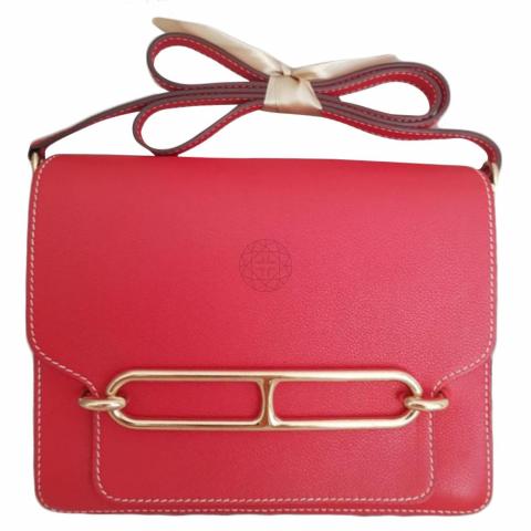 tas sling-bag Hermes Roulis 23 GHW #X Red Sling Bag